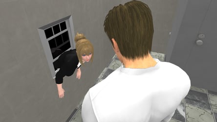 Stuck! Fire Alarm Panic RockHardVR vr porn game