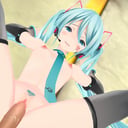 Vocaloid - Hatsune Miku Rough Sex Lewd FRAGGY Hentaigirl vr porn video vrporn.com virtual reality