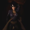 Morrigan Is Wearing Full Leather Just For You DarkDreams cgigirl vr porn video vrporn.com virtualreality