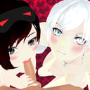 RWBY - Double Fun Weiss &amp; Ruby Lewd FRAGGY hentai girl vr porn video vrporn.com virtual reality
