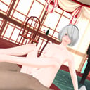 Nier Automata - 2B Footjob Lewd FRAGGY HentaiGirl vr porn game vrporn.com virtual reality