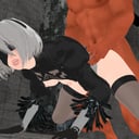 Nier Automata - 2B Fucked From Behind CGI Girl Lewd FRAGGY vr porn video vrporn.com virtual reality