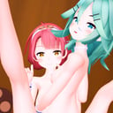 Kantai Collection - Yamakaze &amp; Kawakaze Double Fun CGI Girl Lewd FRAGGY vr porn video vrporn.com virtual reality