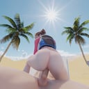 Waveracer Dva Riding on the Beach Cawneil vr porn video vrporn.com virtual reality