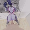 Widowmaker getting down and dirty in the kitchen Tiaz-3DX vr porn video vrporn.com virtual reality