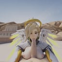 Mercy - Blowjob RapidBananaCannon vr porn video vrporn.com virtual reality