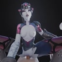 Widowmaker - Squat riding RapidBananaCannon vr porn video vrporn.com virtual reality