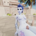 Widowmaker - Teasing thighjob RapidBananaCannon vr porn video vrporn.com virtual reality