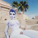 Widowmaker - Teasing thighjob RapidBananaCannon vr porn video vrporn.com virtual reality