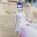 Widowmaker - Teasing thighjob RapidBananaCannon vr porn video vrporn.com virtual reality