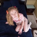 A naughty little girl takes care of daddys cock