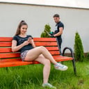 Darya & Brad - Teen girl fucks the gardener Darya VRStars vr porn video