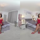 Aria Red Leather Retribution Aria StrictlyGlamourVR vr porn video