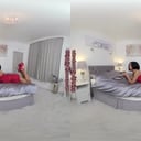 Aria Red Leather Retribution Aria StrictlyGlamourVR vr porn video