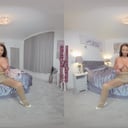 Kay Dress With Copper Tights Pantyhose Kay GlossTightsGlamourVR vr porn video
