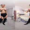Siobhan Sensuous Satin Slave Submission porn pic