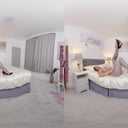 Siobhan Having big fun in her grey glossy legwear SiobhanGraves GlossTightsGlamourVR vr porn video
