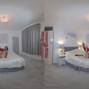 Samantha in Red PVC StrictlyGlamourVR vr porn video