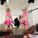 Threesome Cheerleaders of your Team 2 RealJamVR vr porn video