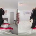 Rebecca G Black Catsuit On The Tiles StrictlyGlamourVR vr porn video