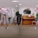 Bethany In Pink & Grey To Make Your Day GlossTightsGlamourVR vr porn video