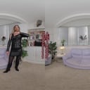 Natalia Forrest Leather Biker MistressClass Performance JOI StrictlyGlamourVR vr porn video
