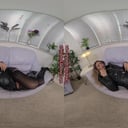 Natalia Forrest Leather Biker MistressClass Performance JOI StrictlyGlamourVR vr porn video