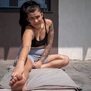 Satisfying Yoga Session With Raw Pussy Fingering And Squirt At The End WoowVR vr porn video