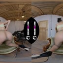 Viola Kat in Virtual Reality With Open Legs Tearing Tights And Shows Pussy FeelmeVR vr porn video