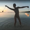 Special Fire Dancing Naked On Sunset Beach Extra Long And Hot With Redhead Lea On Vacation VRgoddess vr porn video