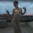 Ginger Babe Lea On Vacation Sunset Fire Dancing Hot Masturbation Fire Crotch Playing With Fire VRgoddess vr porn video