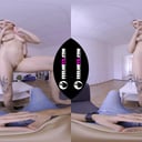 VR180 Long Haired Babe Adele Flirting Takes Off Her Clothes FeelmeVR vr porn video