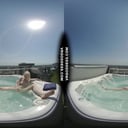 Penthouse Rooftop Jacuzzi Hot Ingrida Smoking And Masturbating In The Sun VRgoddess vr porn video