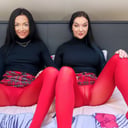 Lady Gang and Zuzu Sweet Part 2 Big Ass Brunettes Wild Foursome with Crazy Cousins
