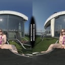 Diana Rooftop Masturbating While Sunbathing Oiling Her Huge Double D Tits Then Hitachi Orgasm VRgoddess vr porn video