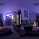Vacation Sexy Tattooed Brille Giving Me Nasty Sloppy Wet Blowjob Between The Scenes With Mouth Cum VRgoddess vr porn video