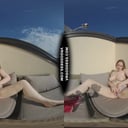 Diana Outdoor Balcony Masturbation First Time Finger In Ass And Anal Huge Dildo Pussy Stretch VRgoddess vr porn video