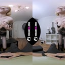 VR180 Video Lilly Mays Dances Striptease And Sexy Rips Her Pantyhose FeelmeVR vr porn video