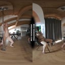 Ingrida Giving Private Strip Show Pole Dance Show For Anonymous Masked Big Boobed Girl Diana VRgoddess vr porn video