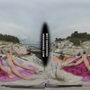 Bombshell Nude Beach Babe Rebeka Ruby Masturbates With Dildo Risky Public Jilling Friends Sunbathing VRgoddess vr porn video