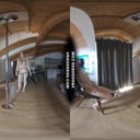 Big Boobed Model Diana Giving Private Strip Show Pole Dance For Anonymous Masked Ingrida VRgoddess vr porn video