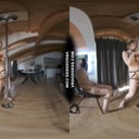 Big Boobed Model Diana Giving Private Strip Show Pole Dance For Anonymous Masked Ingrida VRgoddess vr porn video