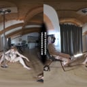 Big Boobed Model Diana Giving Private Strip Show Pole Dance For Anonymous Masked Ingrida VRgoddess vr porn video