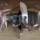 Big Boobed Model Diana Giving Private Strip Show Pole Dance For Anonymous Masked Ingrida VRgoddess vr porn video
