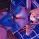 Blue Archive - Asuna Sideways Lewd FRAGGY vr porn video