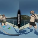 Ingrida And Diana Nude Sunbathing On A Yacht Vacation Playing With Bubbles VRgoddess vr porn video