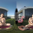 Vanessa Klein Jilling With Some Big Dildos For Deep Penetration Rooftop Bubble Sunbathing VRgoddess vr porn video