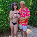 PAWG LICKS CUM from BANANA in FIRST DOUBLE VAG INAL (DV, DVP) THREESOME Immoral Family vr porn video
