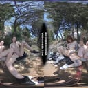 3 Gorgeous Babes Naked In Forest Playing With Their Pussies Next To Abandoned Building VRgoddess vr porn video