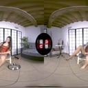 Piss And Foot Tease With A Kinky Dominant Brunette Lilian VRFootFetish vr porn video
